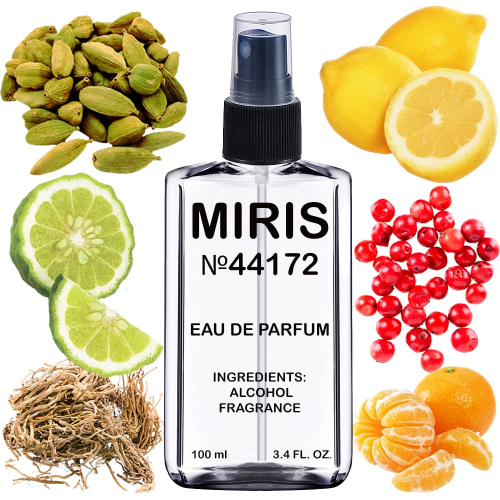 MIRIS No. 44172, Inspired by Prive Vetiver d Hiver, Long-Lasting Eau de Parfum for Men, Spray 3.4 Fl Oz / 100 ml