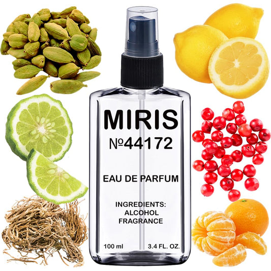 MIRIS No. 44172, Inspired by Prive Vetiver d Hiver, Long-Lasting Eau de Parfum for Men, Spray 3.4 Fl Oz / 100 ml