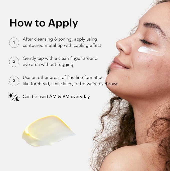 Knours. One Perfect Firming + Plumping Eye Cream with Hyaluronic & Ceramide Niacinamide Shea Butter Fruit + Flower Oils for a refreshed, Smooth Look, New & Improved Formula 20ml/0.68 fl. oz.