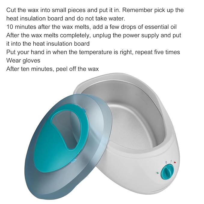 Paraffin Wax Bath, Paraffin Wax Warmer Professional Salon Spa Paraffin Heater Pot Moisturizing Soothing Hand Feet Wax Spa Machine Kit for Women Men Hands and Feet Skin Care 2.3L(#2)