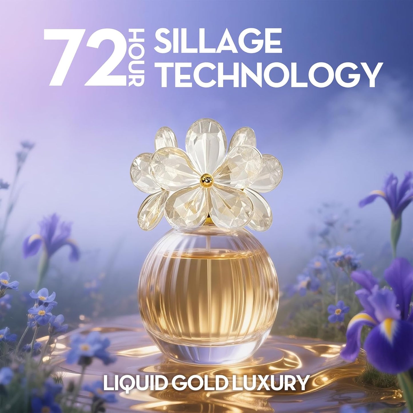 Women Daicy Perfume,Natural Spray Fragrance for Women Sweet Scent Eau De Parfum 3.4 Fl Oz