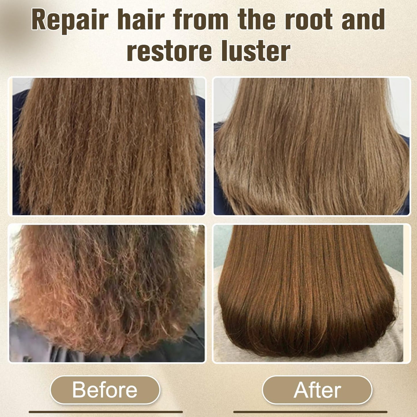 8 Seconds Hair Mask for Damaged Hair,Keratin Hair Treatment Deep Repair Conditioning Moisturizing Hair Treatment for Silky, Shiny Looking Hair