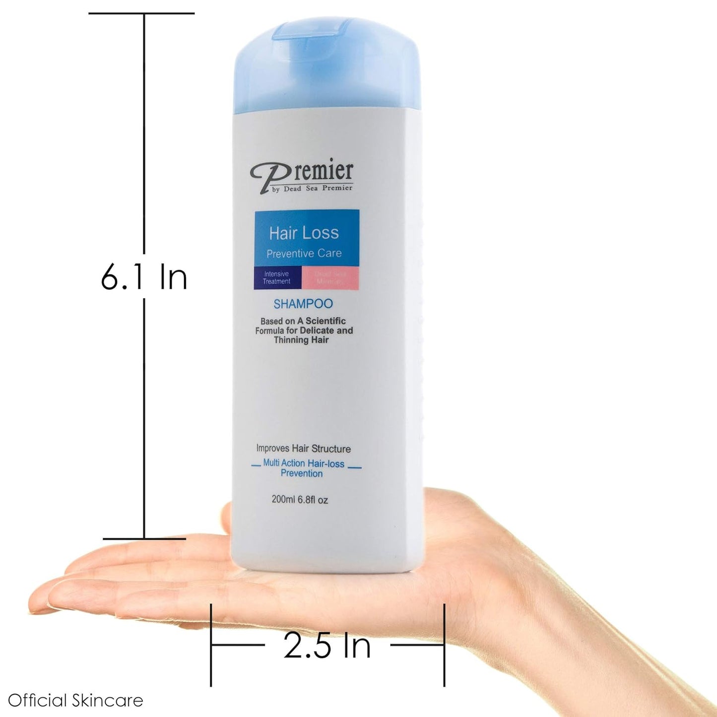 Dead Sea Premier Anti Hair Loss Shampoo 200ml/6.8oz