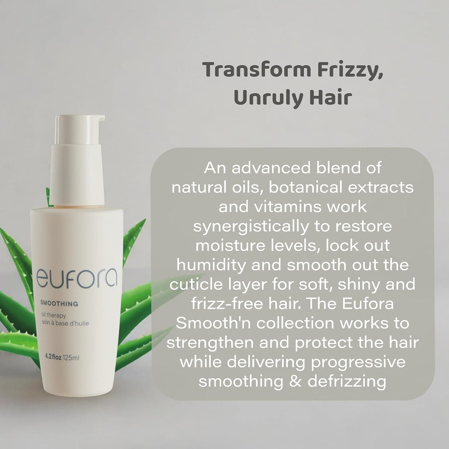 Eufora Smoothing Oil Therapy 4.2 Fl.Oz, White