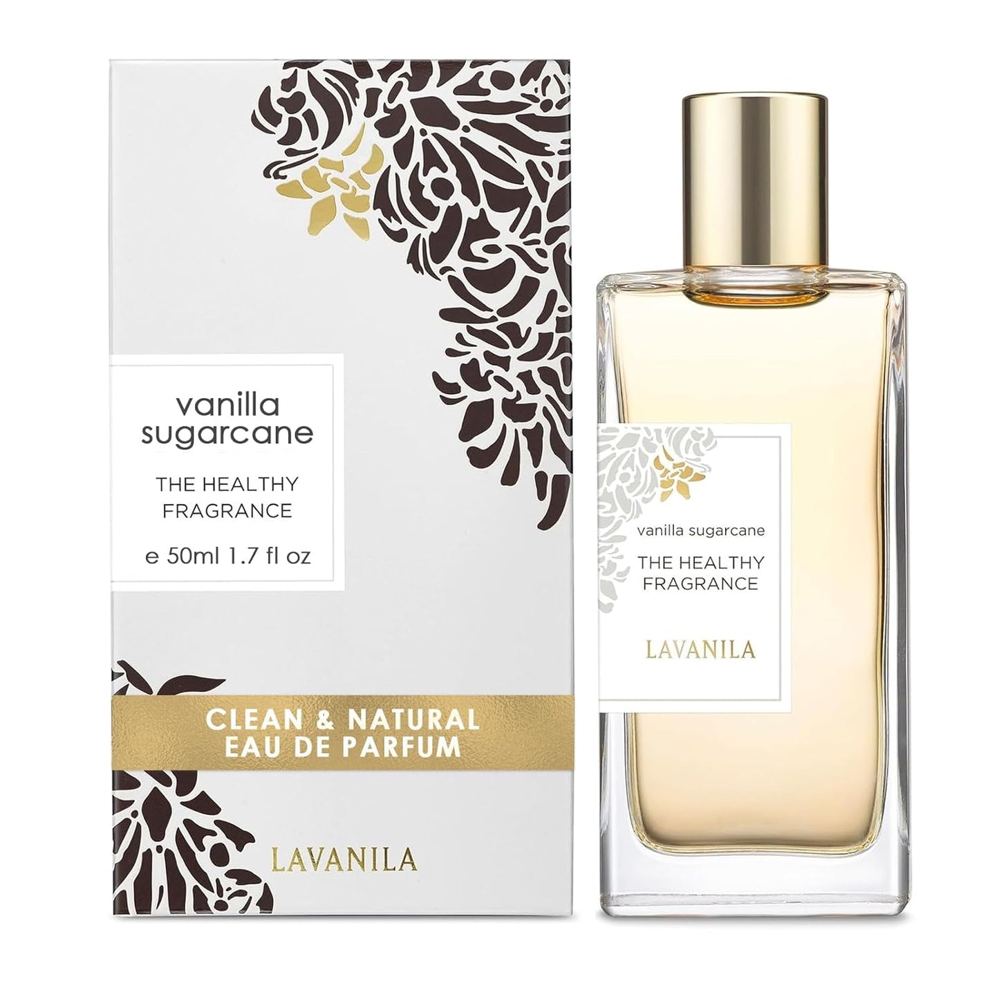 Lavanila Vanilla Sugarcane Perfume for Women, 1.7 Fl Oz - Clean and Natural Eau de Parfum Made In USA
