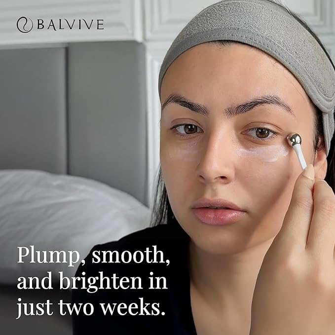 Eye Serum Treatment with Retinol, Caffeine & Multi-Peptides for Dark Circles, Puffiness, Wrinkles & Fine Lines - Hydrating & Revitalizing Under-Eye Cream for Women & Men, 30ml