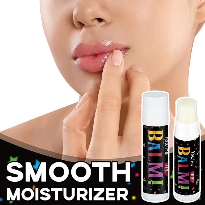 30 Pack Teacher Appreciation Gifts Bulk Lip Balms Employee Staff Team Thank You Gifts Nurse Volunteers Pastor Appreciation Party Gifts Favors for Women Men Coworkers Club You're the Balm