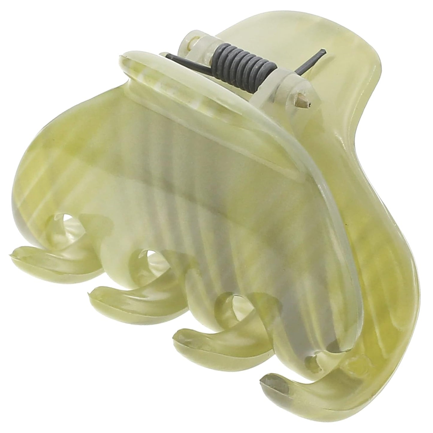 Camila Paris CP3196 French Hair Clip for Women, Small, Gray and Green 2 inches Girls Hair Claw Clips Jaw Fashion Durable Styling Hair Accessories for Women, Strong Hold No Slip Grip, Made in France