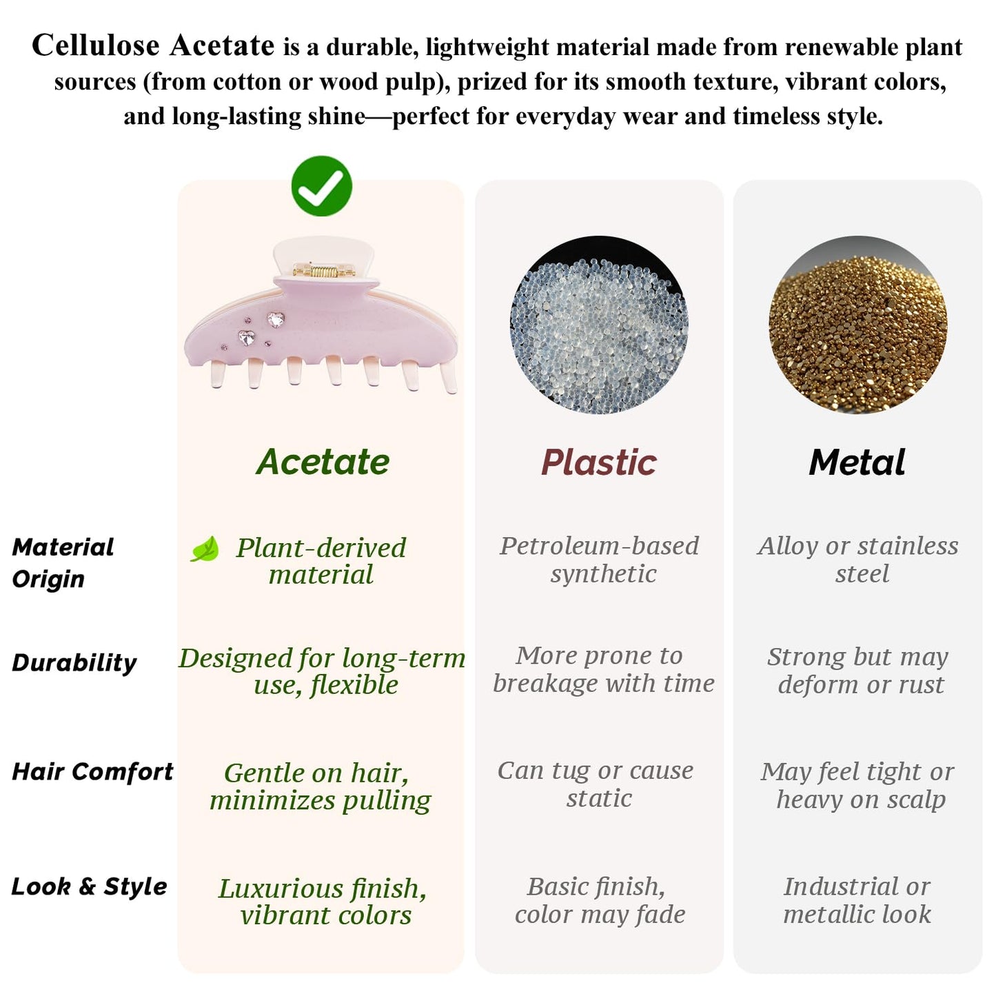 MAORULU Cute Claw Clip for Women – 4'' Large Acetate Hair Clips for Thick Thin Curly Long Hair, Rhinestone Jaw Clip Non-slip Hair Clamps, Strong Hold, Stylish French Design (Pink Rhinestone Clips)