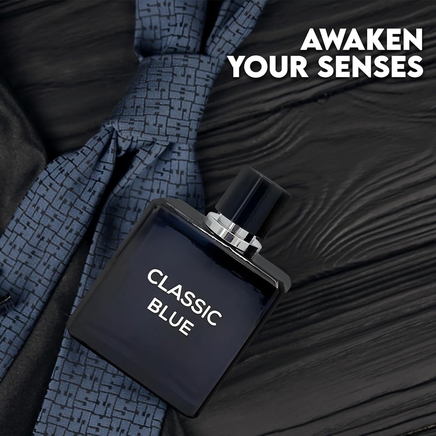 Men's Cologne Classic Blue- Eau De Toilette Spray Perfume Fresh Scent 3.4 Fl Oz Daily Used