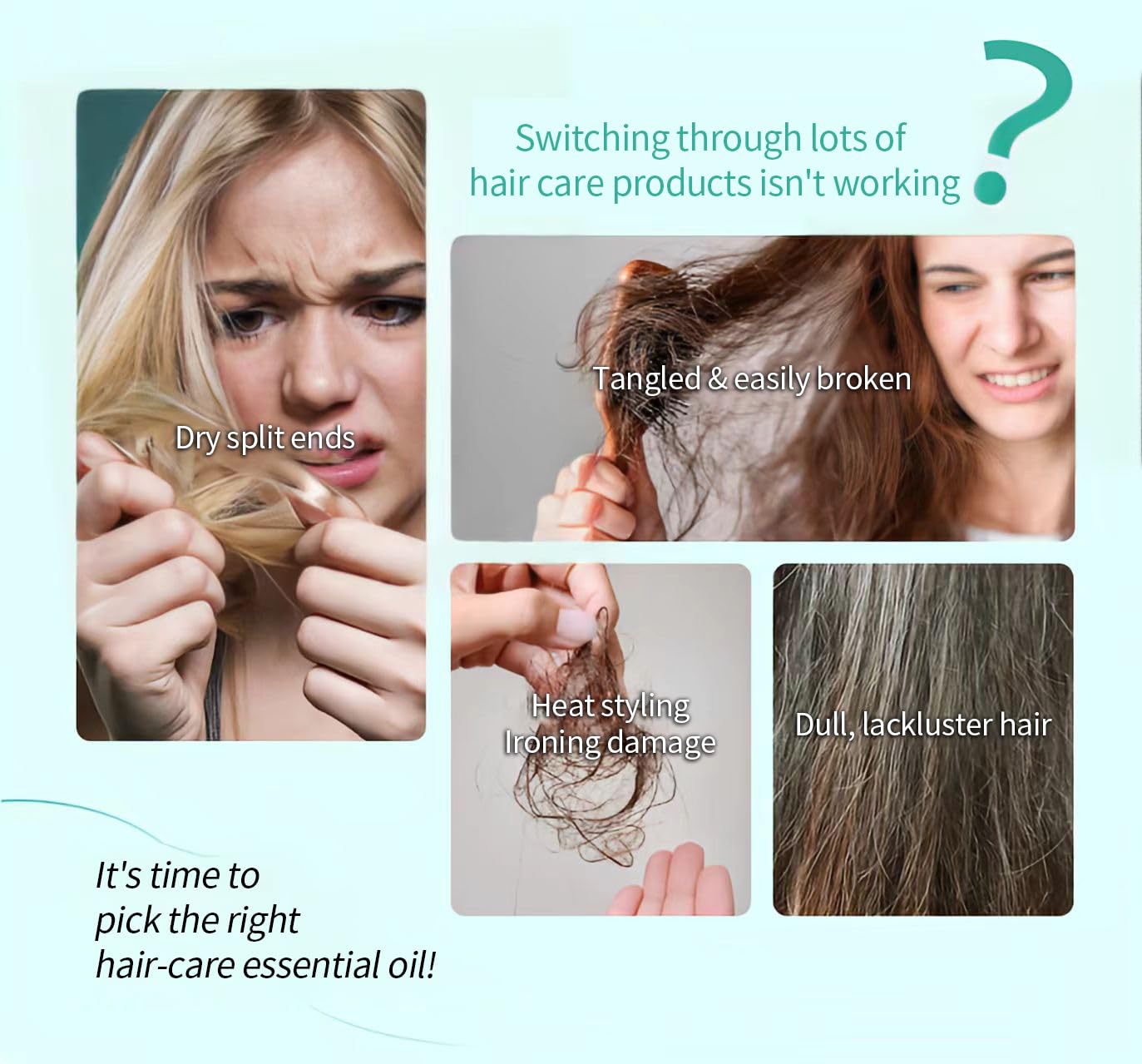 Organic Rosemary Hair Growth Serum Scalp & Hair Strengthening Oil Infused With Biotin for All Hair Types Nourishing & Volumizing 60ml