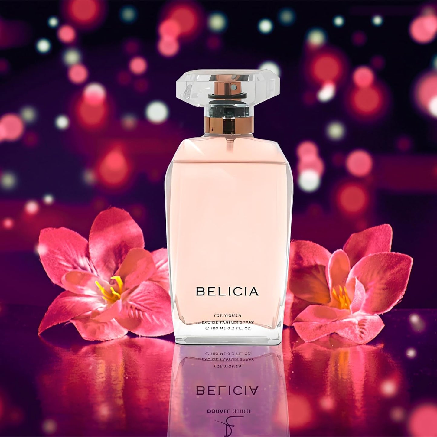 Women's Perfume Combo Set Milano Women&Belicia Floral Fruity Fragrance Eau De Parfum Elegant 100ml Bottle Natural Spray Each for Daily Used