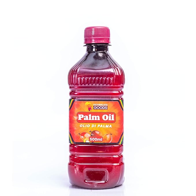 MOTHERLAND GOODS Red Palm Oil – 500 ml of Regular Red Premium Vegetable Oil, Ultimate Organic Oil for Cooking, Sustainable Palm Oil Packed with Healthy Fatty Acids, Vitamins, Rich Taste | No Trans Fat