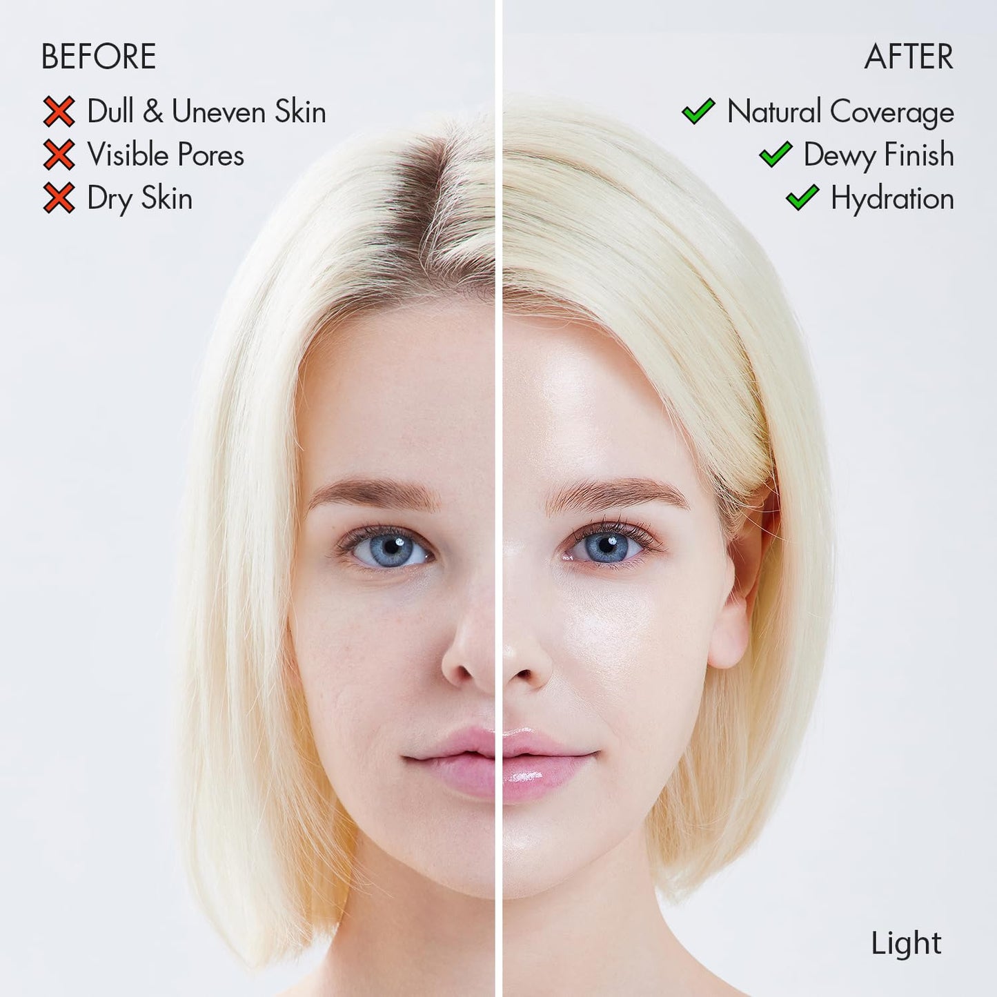 AGE20'S Signature Essence Pact SPF 50+ | Pack of 2 | 21 Light Beige | Cream Foundation, Dewy Finish, Natural Coverage | Korean Cushion Foundation