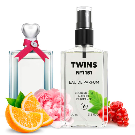 TWINS Impression of Funny | Perfume for Women Eau de Parfum | No.1151 | 3.4 Fl Oz / 100 ml