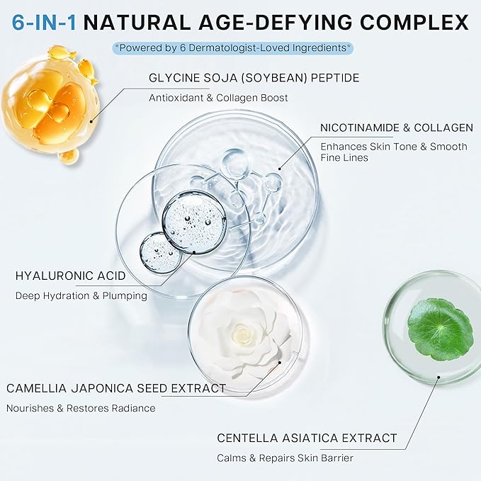 Under Eye and Forehead Wrinkle Patches Duo, Collagen Hyaluronic Acid and Camellia Extract Facial Patches for Forehead Lines, Puffy Eyes, Dark Circles Bags and Revitalization