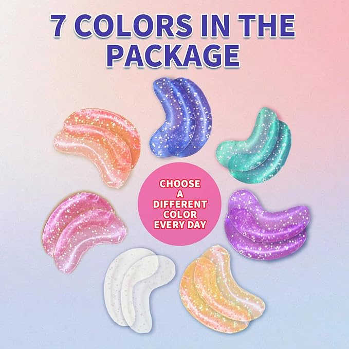 Miniling 28 Pairs Eye Masks, Reduce Wrinkles Under Eye Patches for Puffy Eyes, Dark Circles, Eye Bags, Natural Collagen Eye Gels Pads Face Moisturizer for Women Men