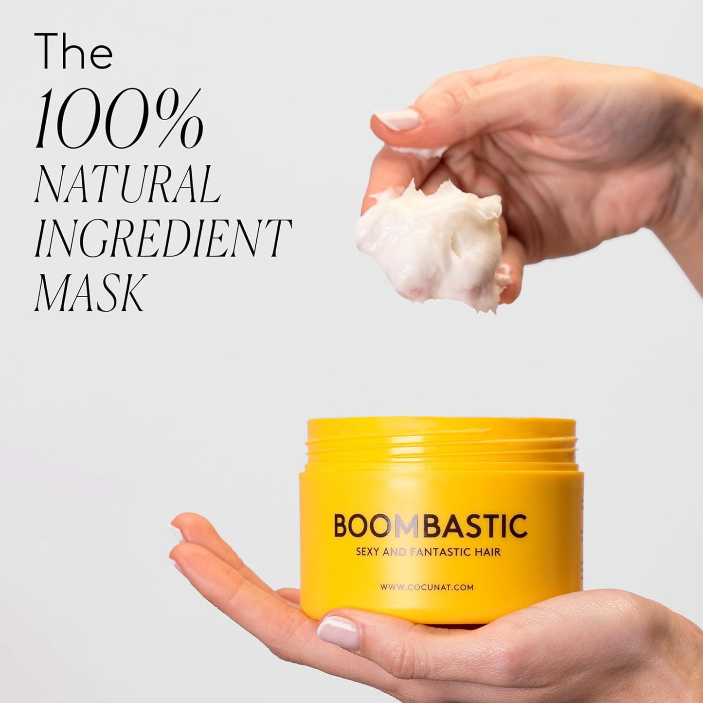 COCUNAT - Boombastic - Ultra Nourishing Hair Mask - For Dry, Damaged or Broken Hair - Suitable for the Curly Method - 200 ml