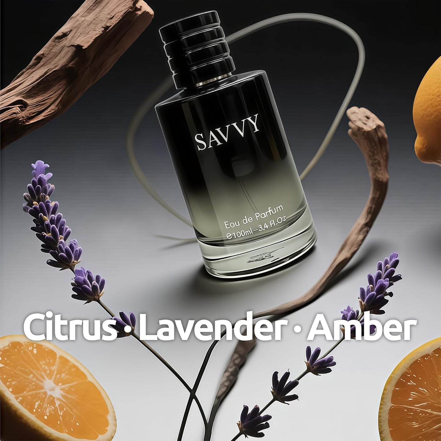 Cologne for Men Sa3.4 Fl Oz Eau de Parfume Body Spray Noted with Bergamot,Sichuan Pepper,Lavender,Nutmeg and Papua Vanilla Fragrance Men's Perfume for Daily Use