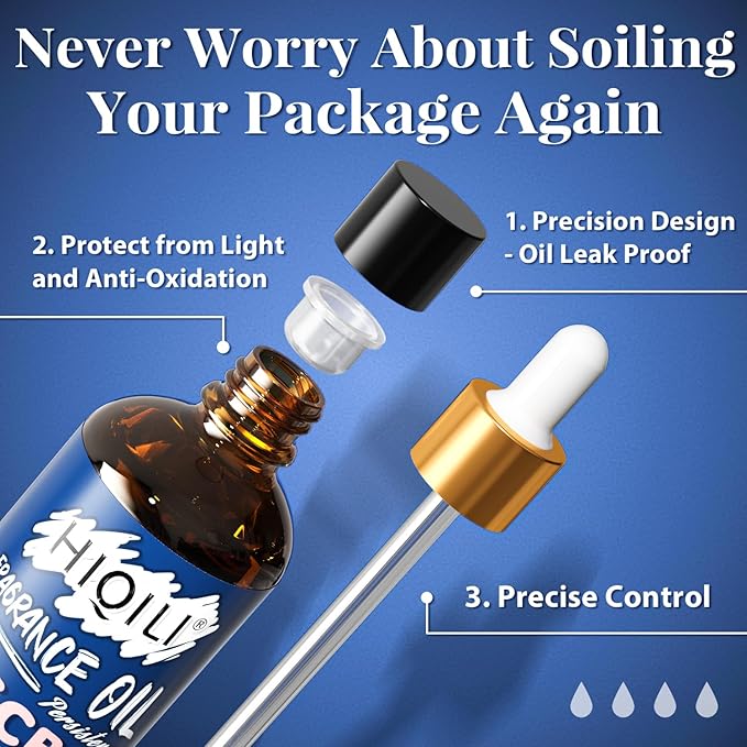 HIQILI Secret Garden Fragrance Oil 100ml for Diffuser Car Freshies, Clean Fresh Scent for Candle Making Soap Laundry 3.38 Fl Oz