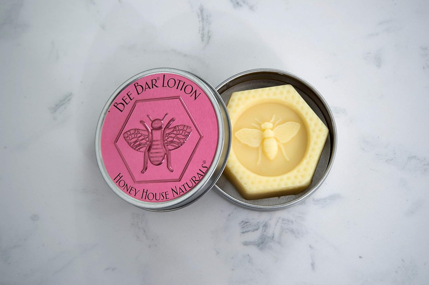 Bee Bar Honey House Naturals Duo – Sweet Honey – Small .6 ounce & Large 2 ounce (Honey)