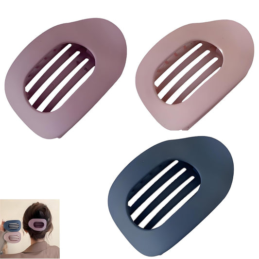 Simple Elegant Duckbill Hair Clip for Women Girls – Non-Slip Flat Beak Hair Clips for Thick Thin Hair – Strong Hold Minimalist Style Hair Accessories (3pcs-3)