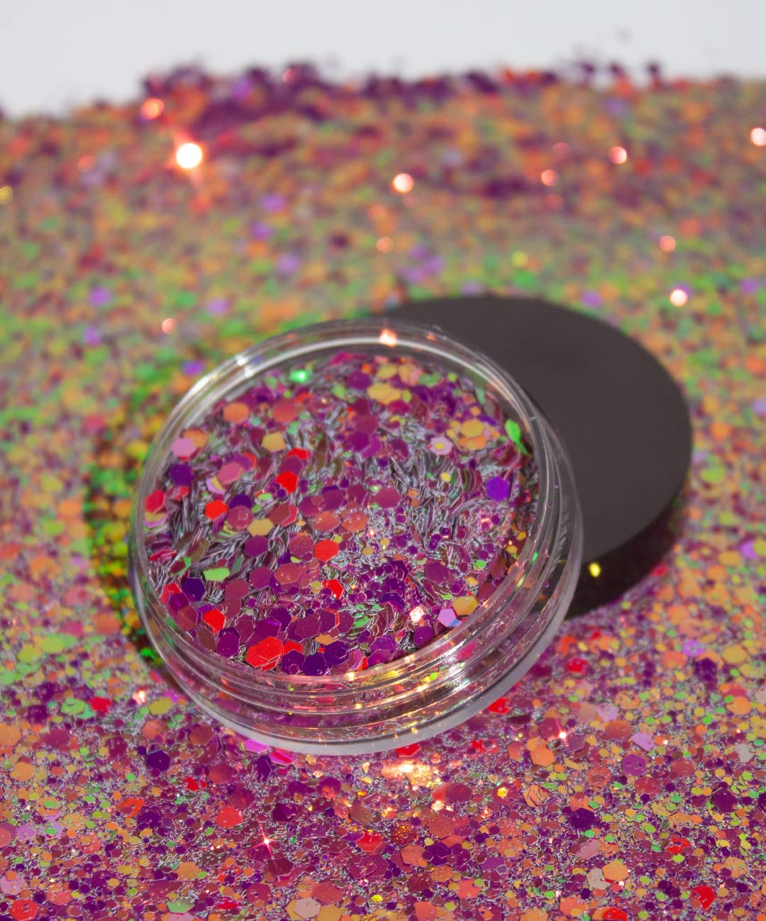 KARIZMA Galaxy Dust Body Glitter. 10g Chunky Face, Hair, Eye and Body for Women. Rave, Festival Accessories, Cosmetic Makeup. Loose Glitter Set