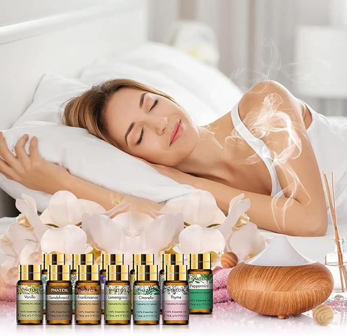 Premium Essential Oils Set, Pure Aromatherapy Oils Gift Set -15 Pack/5ml for Relaxation, Diffuser, Humidifier, Home, Office, Yoga
