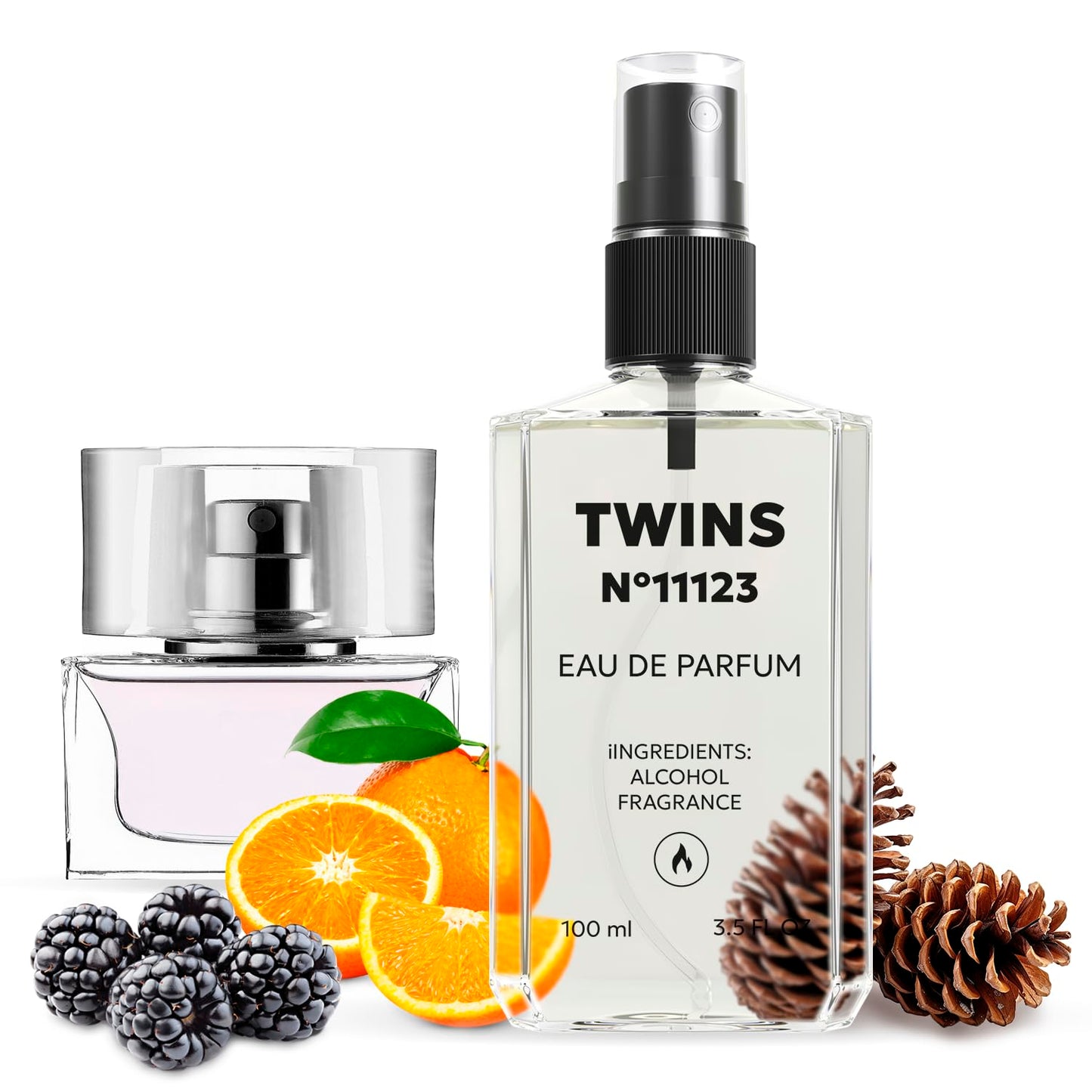 TWINS Impression of Eau de Parfum II | Perfume for Women Eau de Parfum | No.11123 | 3.4 Fl Oz / 100 ml