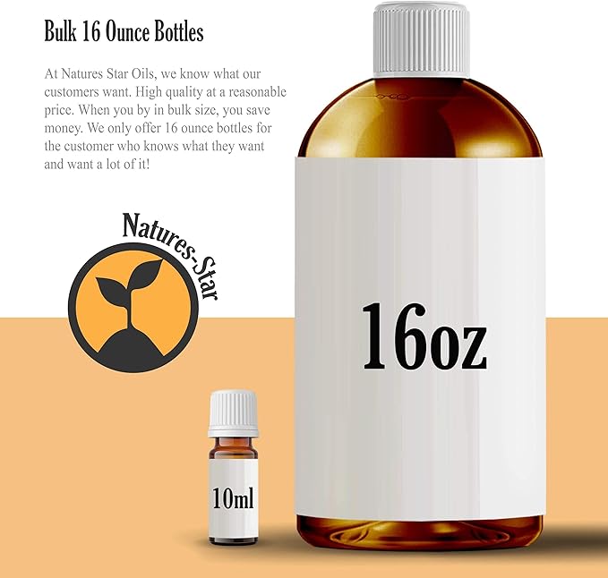 16oz Peppermint Essential Oil (16 Ounce Total), Therapeutic Grade, Peppermint Oil for Diffuser, Candle Making, Aromatherapy