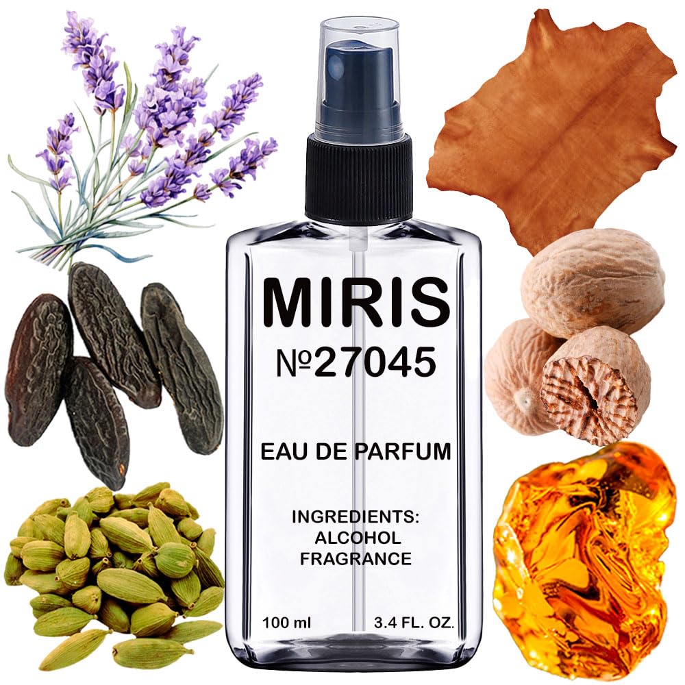 MIRIS No. 27045, Inspired by Code Profumo, Long-Lasting Eau de Parfum for Men, Spray 3.4 Fl Oz / 100 ml