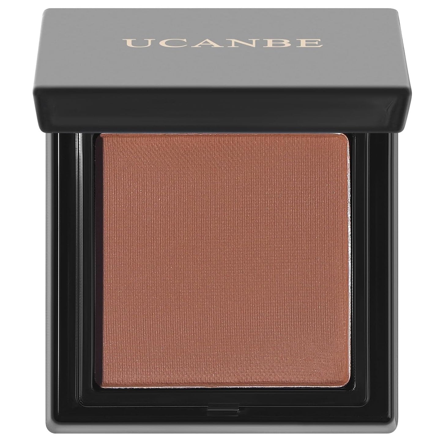 UCANBE Brown Single Eyeshadow Palette, Highly Pigmented Matte Eye Shadow Powder, Professional Long-Lasting Waterproof Makeup Palette