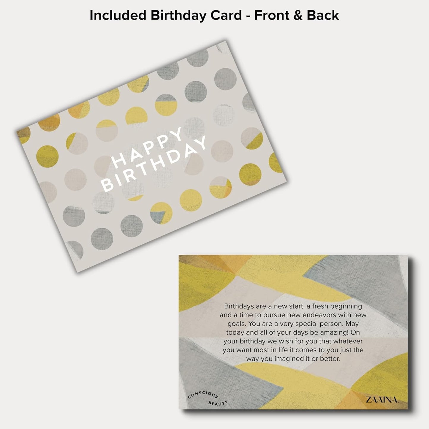 Birthday Gift Set for Women - Bath and Body Gift Set for Her, Relaxing Spa Kit Package, Self Care Gift Basket for Mom, Wife Friend Sister by ZAAINA (PREMIUM Birthday Spa Set w/ Candle)