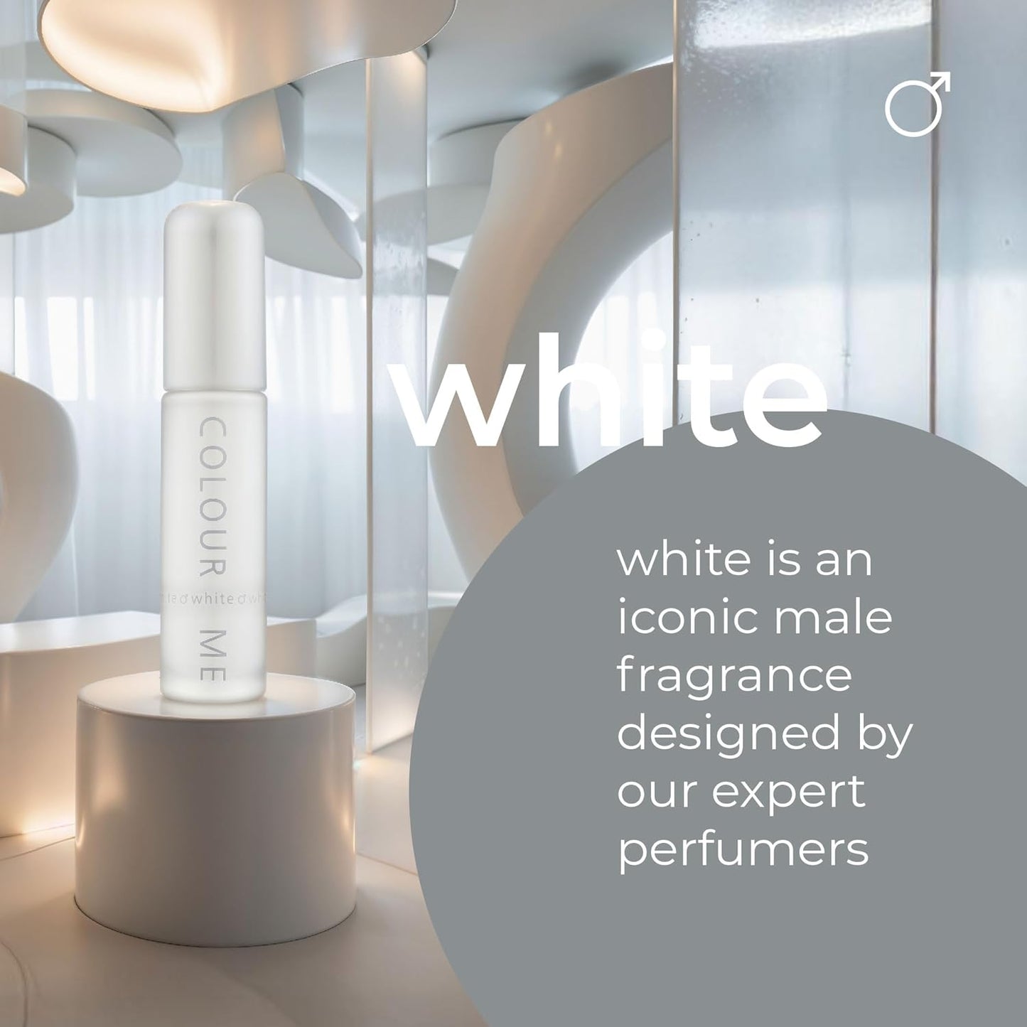 Colour Me Homme White by Milton-Lloyd for Men - 1.7 oz EDT Spray