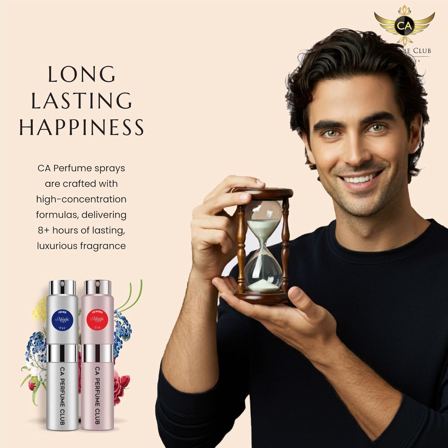 CA Perfume Impression of Tobacco Vanille For Men Fragrance Eau de Parfum Spray Refillable Bottle 0.27 Fl Oz-X2