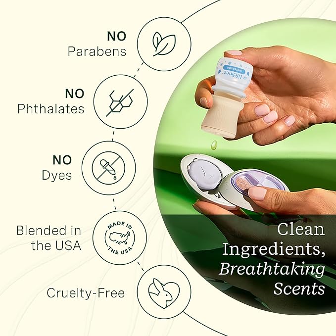 Lifelines Essential Oil Blend Discovery Set, 5 Pack Winter - Aromatherapy Scented Oils with Mess-Free Precision Pump for Diffusers & Humidifiers - Aroma Experience with 5 Unique Blends