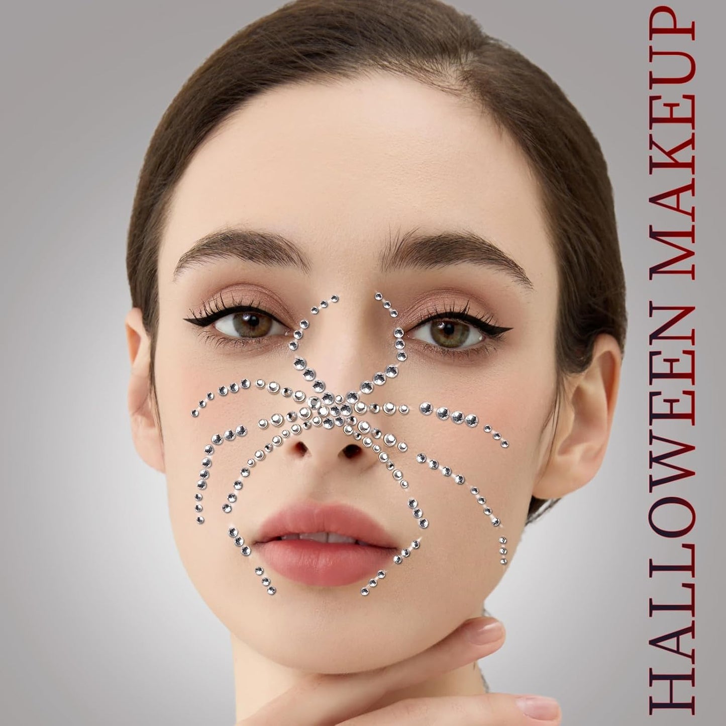 Teenitor Face Gems Self Adhesive Face Gems and Pearls for Makeup, Festival Jewels for Halloween Rave Accessories Hair Gems, Rhinestone Stickers for Face, Eye, Makeup, Body