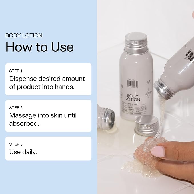 DedCool Body Lotion Mini 2OZ Xtra Milk – Lightweight, Deeply Hydrating Formula with Ceramides, Snow Mushroom & Meadowfoam Oil