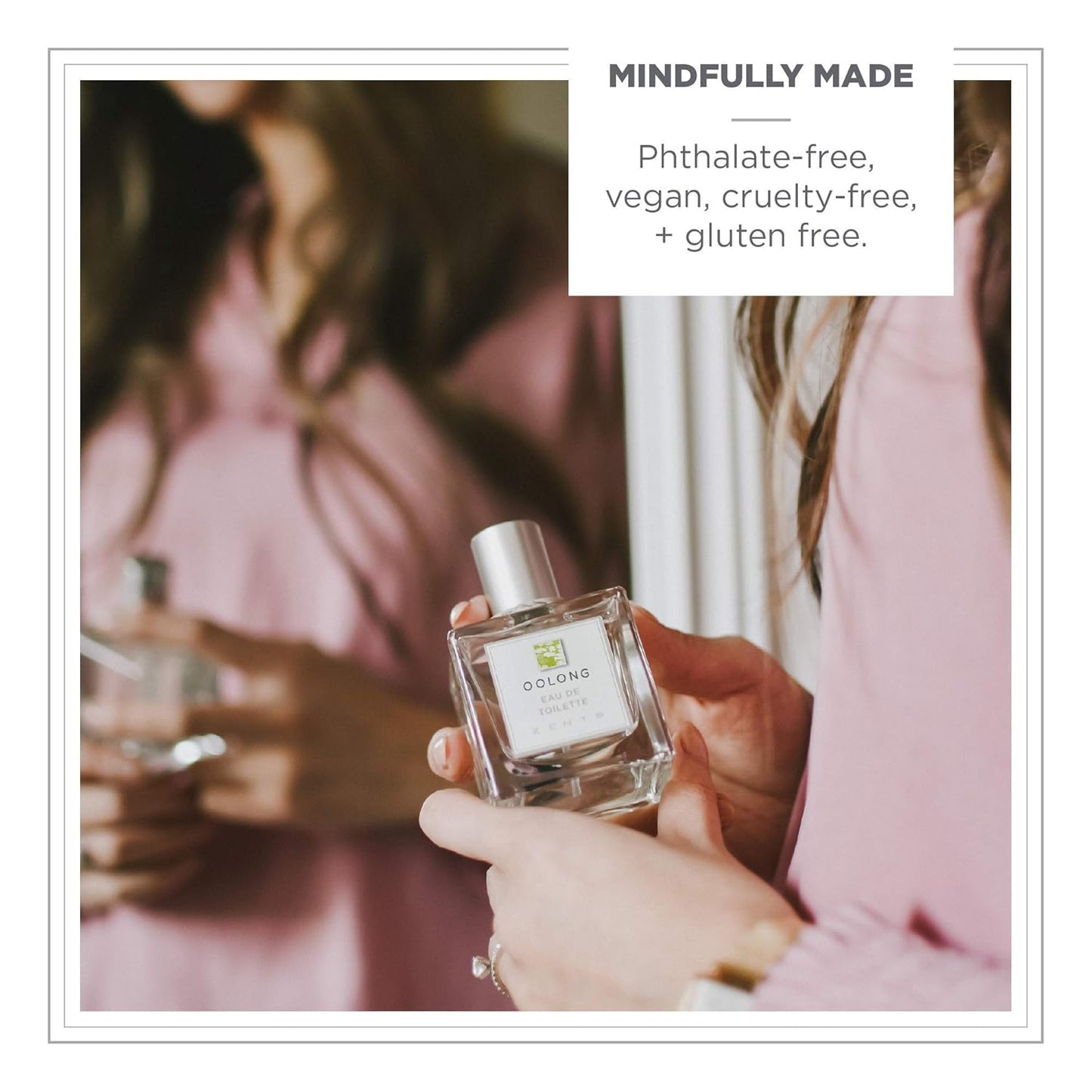 Zents Eau de Parfum (Oolong) for Women & Men | Long-Lasting Clean Fragrance with Lime, Lavender & Oolong Tea | Fresh & Herbal Scent | 1.69 oz