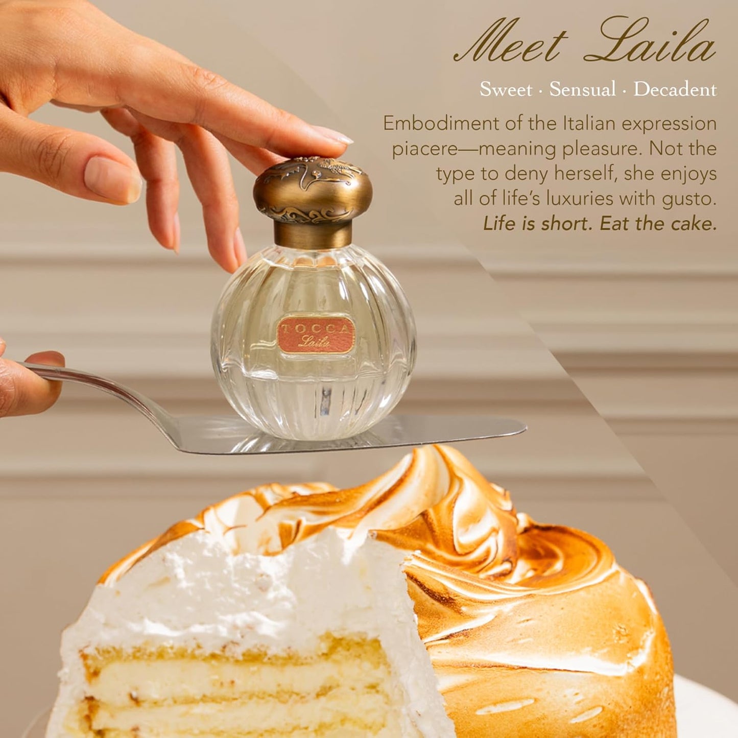 Tocca Laila Women's Perfume Travel Spray, 0.34 oz. (10 ml) - Bergamot, Vanilla & Amber, Sweet and Decadent Eau de Parfum