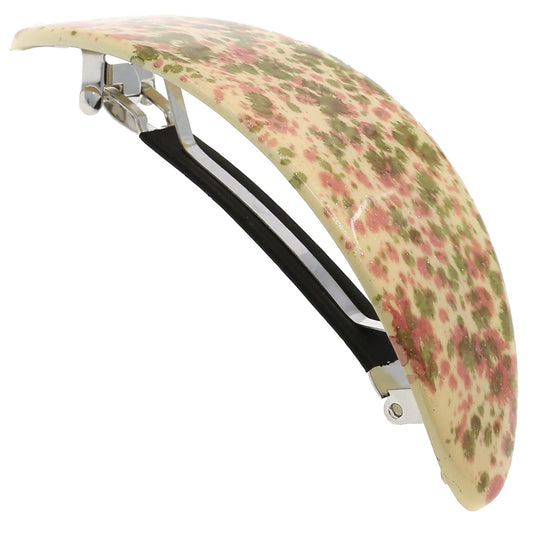 Camila Paris CP3323 French Hair Barrette Oval For Thick Curly Wavy Long Hair, Strong Hold Grip Hair Clips for Women, No Slip Rubberized Metal Clasp, Styling Girls Hair Accessories, Made in France