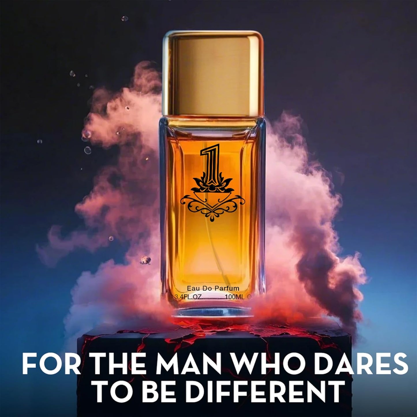 Valentine Milano Men's Cologne,Long Lasting Scent Perfume for Men,2PCS Fragrance for Gift Box Package,3.4 Fl Oz Spray Men's Eau de Toilette