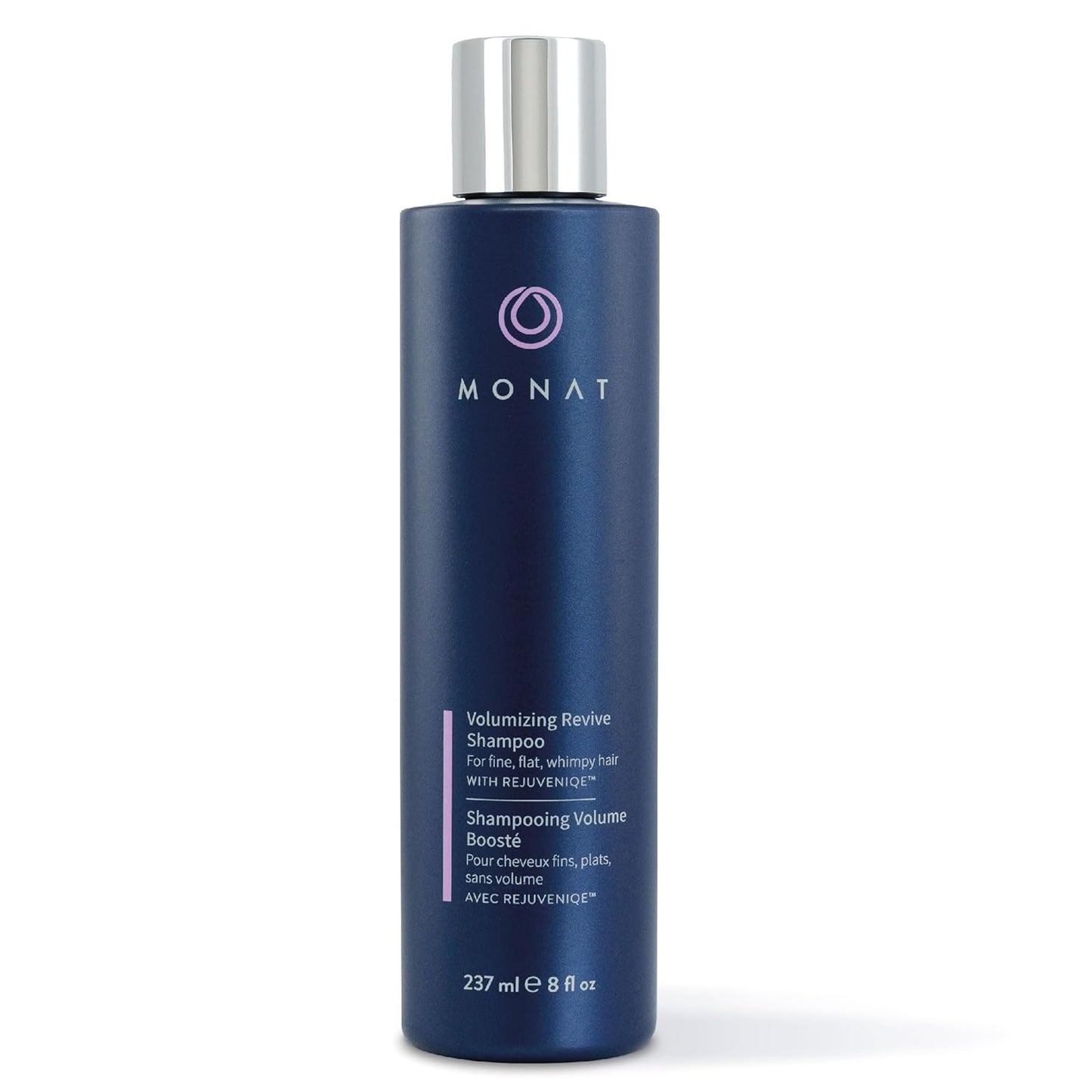 MONAT Volumizing Revive Shampoo Infused w/Rejuveniqe – Weightless Shampoo for Fine, Flat Hair – Amplifies Volume, Adds Softness, Shine – Cleanses and Protects with UV Defense – Net Wt 237ml (8 fl oz)