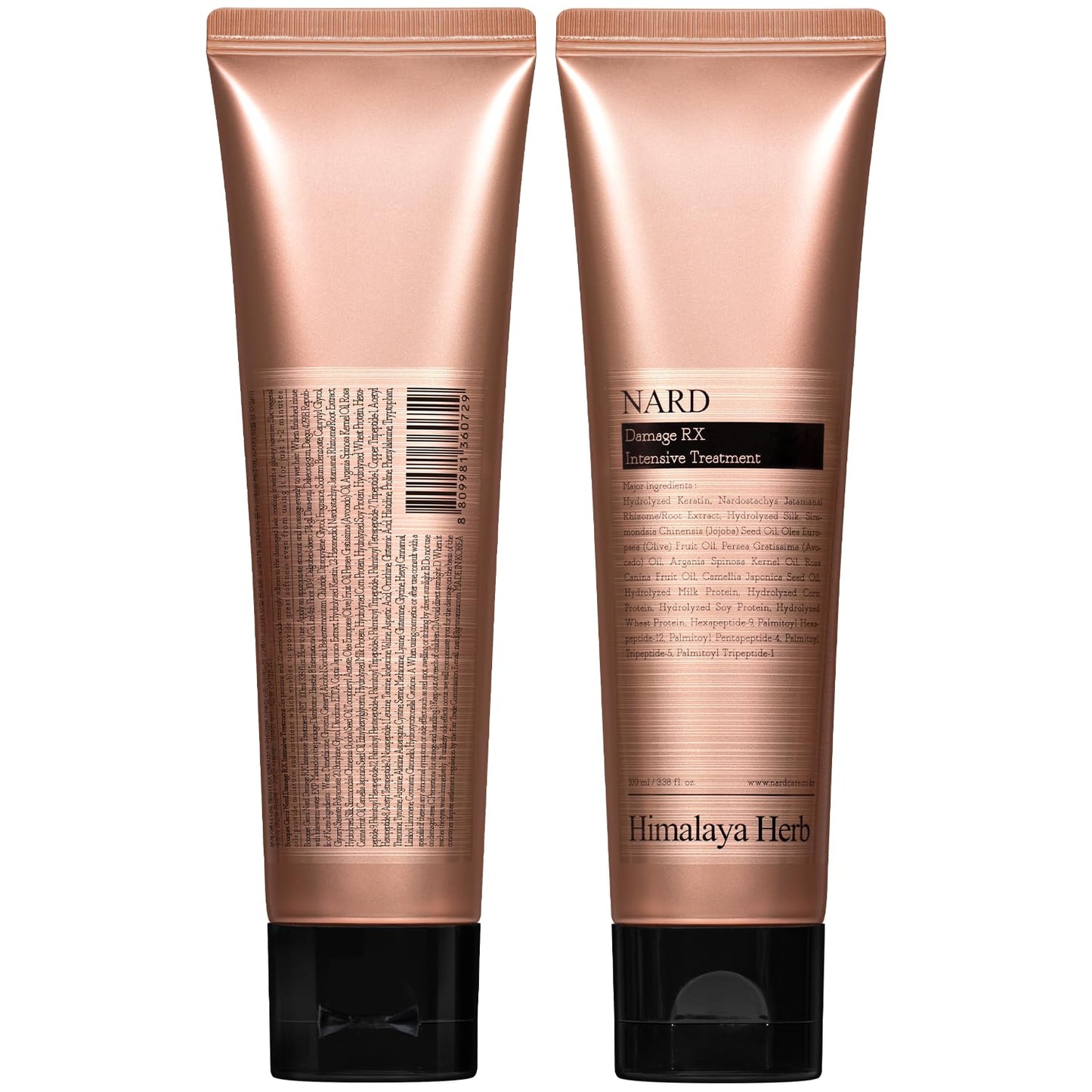 NARD RX Hair Conditioner for damaged hair / 3.38 oz - RX Treatment, High-Nutrition, and Split Hair Care (Containing Amino Acids, Protein, Keratin, Silk, 11 Peptides, Vitamin E, and 6 Oils)