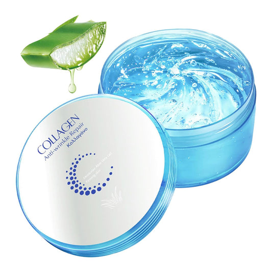 Moisturizing Gel for Face & Body,Non-sticky Gel After Sun Aloe Lotion Skin Care,Fast Absorbing Long Lasting Refreshing Hydrating Face Moisturizer for All Skin Types J