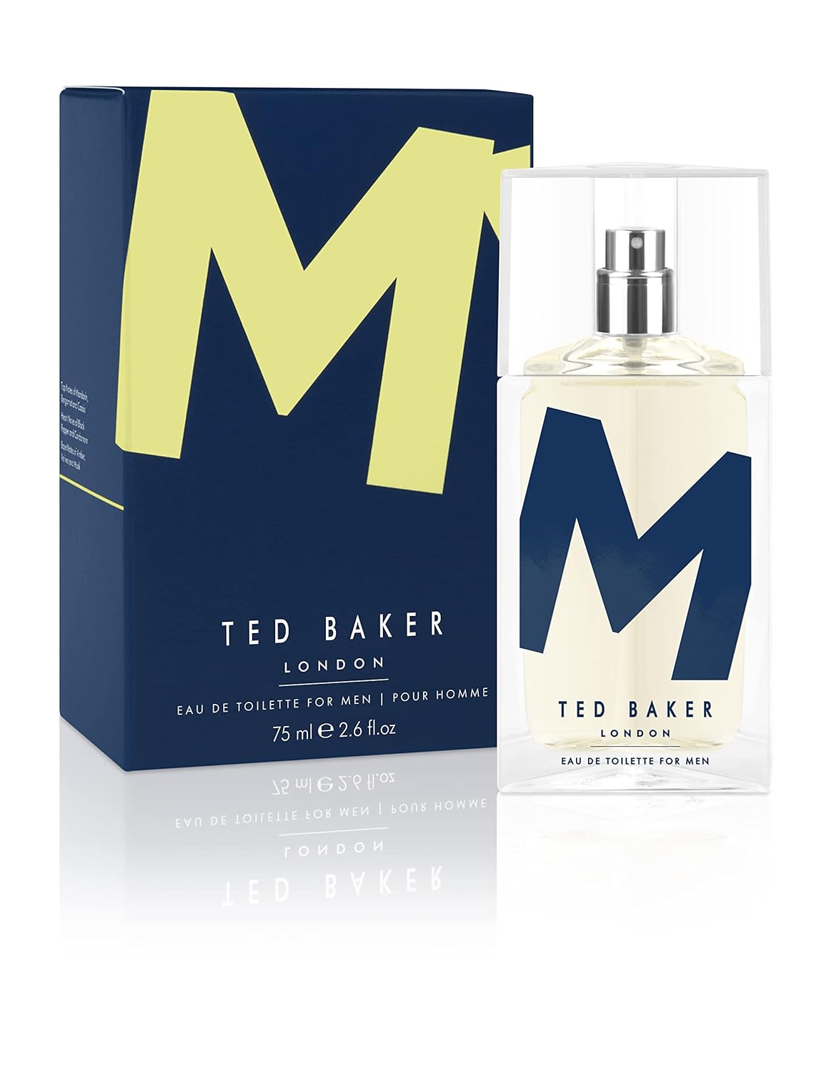 Ted Baker M EDT, Unique Notes of Tonka Bean and Sensual Musk with a Rich Woody Base, Mark of Distinction, Man Eau de Toilette, 2.54 fl oz