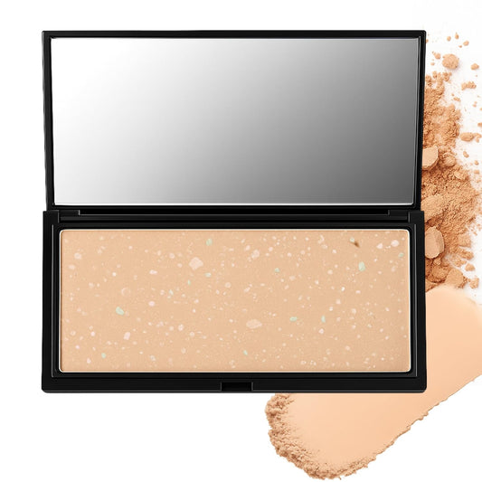 Ready to Wear Lasting Couture Finish - Color Correcting Powder Makeup Compact, Universal Correcting Foundation - Deluxe Size
