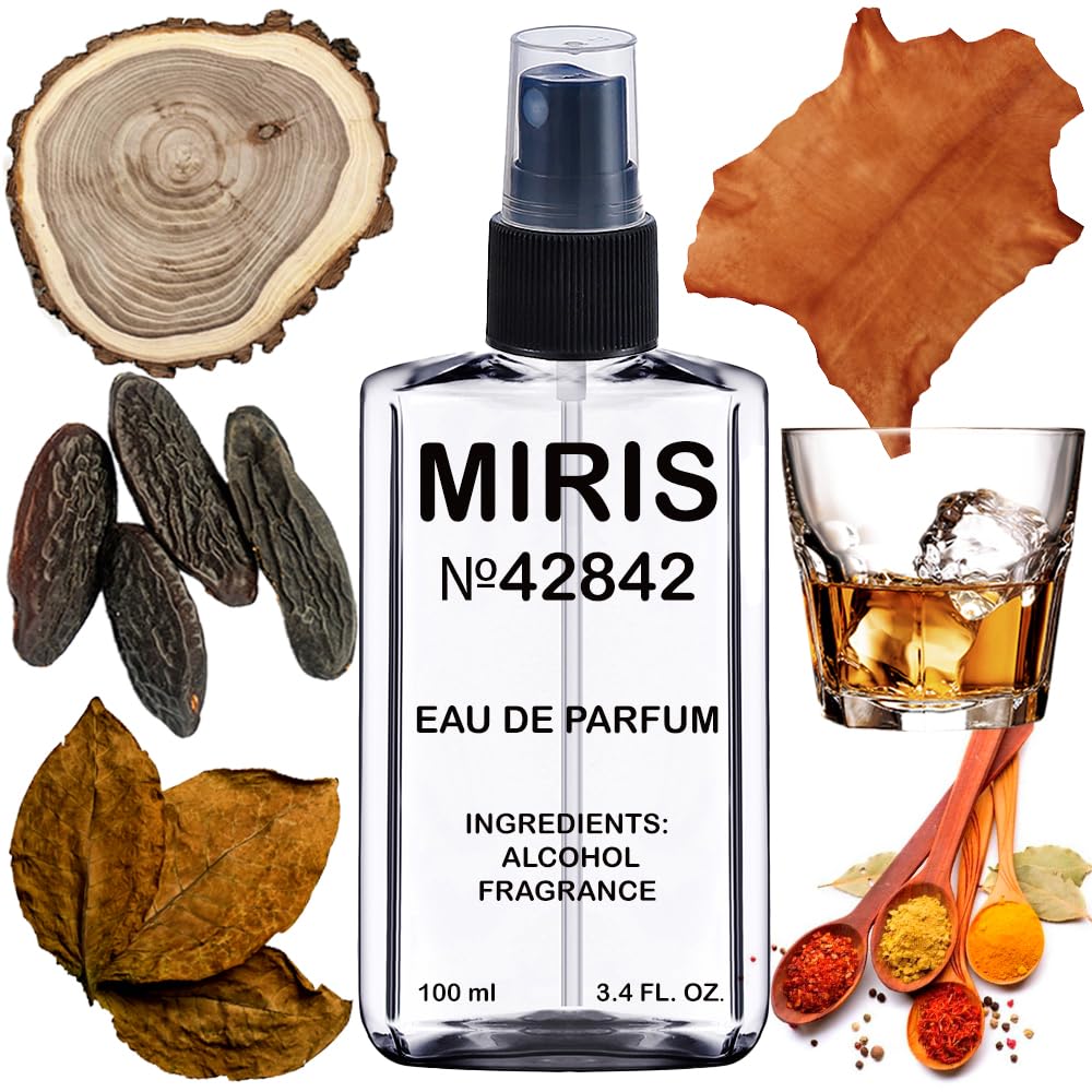 MIRIS No. 42842, Inspired by Man In Black, Long-Lasting Eau de Parfum for Men, Spray 3.4 Fl Oz / 100 ml