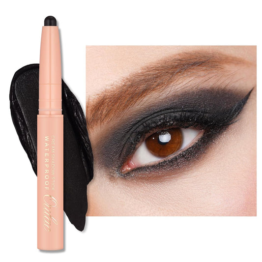Oulac Halloween Black Eyeshadow Stick – Twist-Up Waterproof Pencil, Long Lasting & Smudge-Proof, Vegan & Cruelty-Free, 1.25g, WM05 Nocturnal