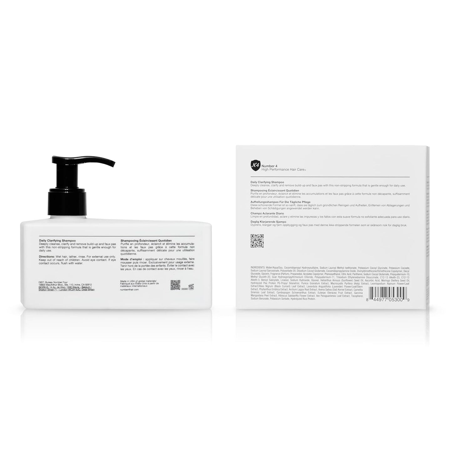 Number 4 Clarifying Shampoo, Shampoo for Women and Men, Cleansing Hair Shampoo, 8.5 oz